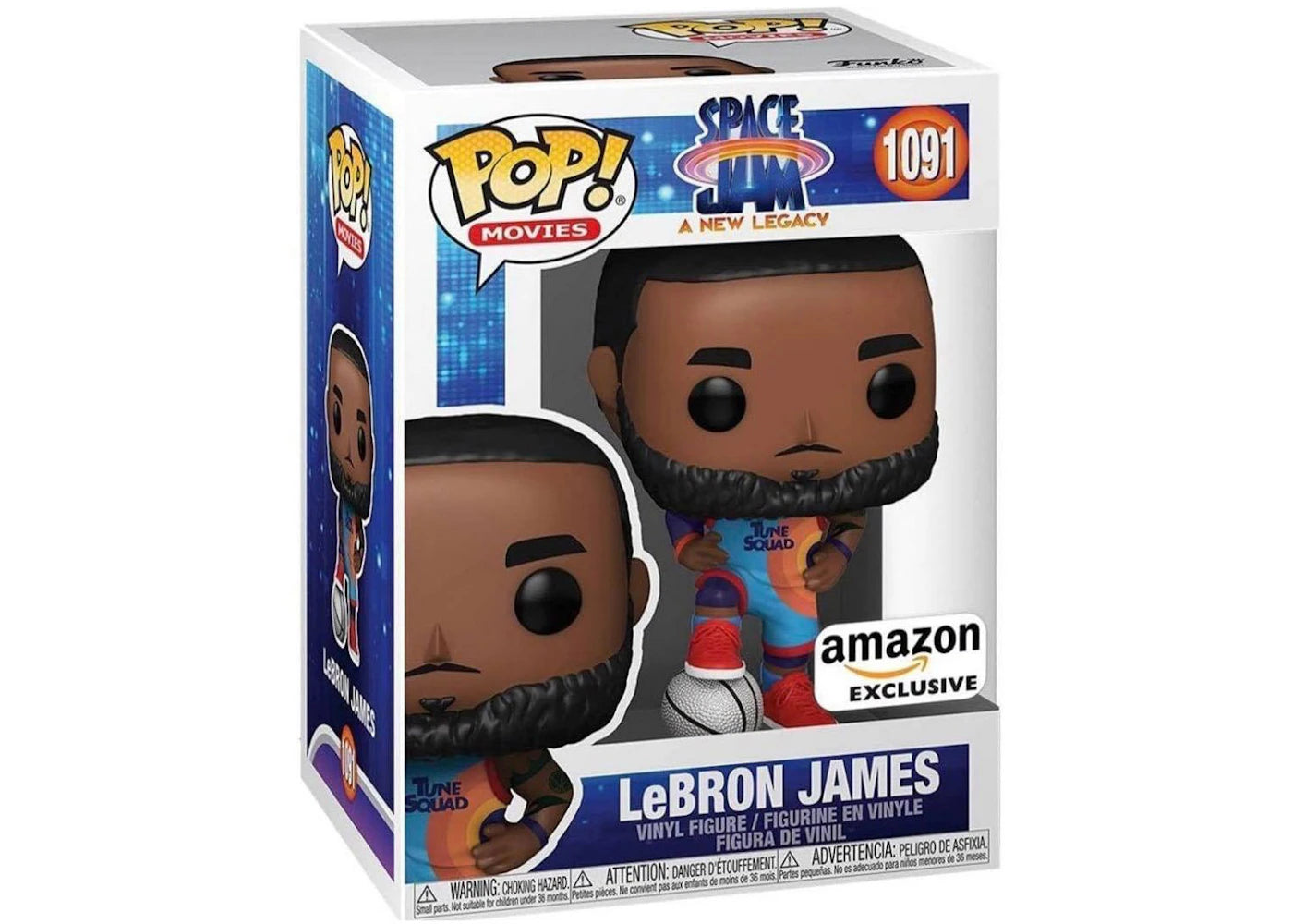 Funko Pop! Movies Space Jam A New Legacy LeBron James Amazon Exclusive Figure #1091