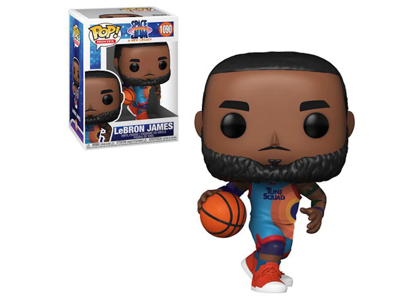 Funko Pop! Movies Space Jam A New Legacy Lebron James Dribbling Figure #1090