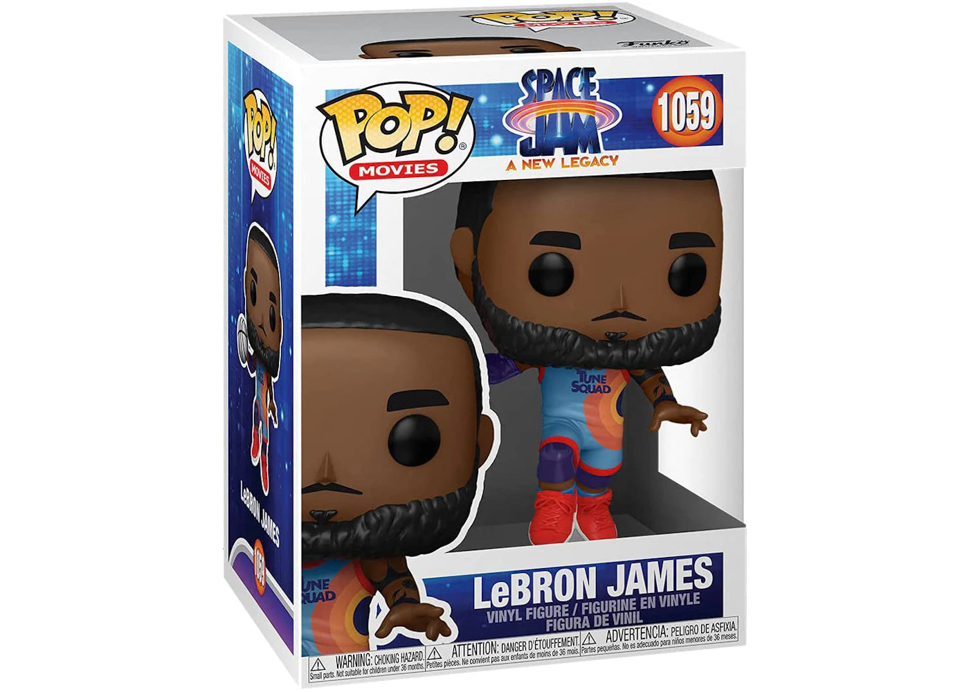 Funko Pop! Movies Space Jam A New Legacy LeBron James (Jumping) Figure #1059