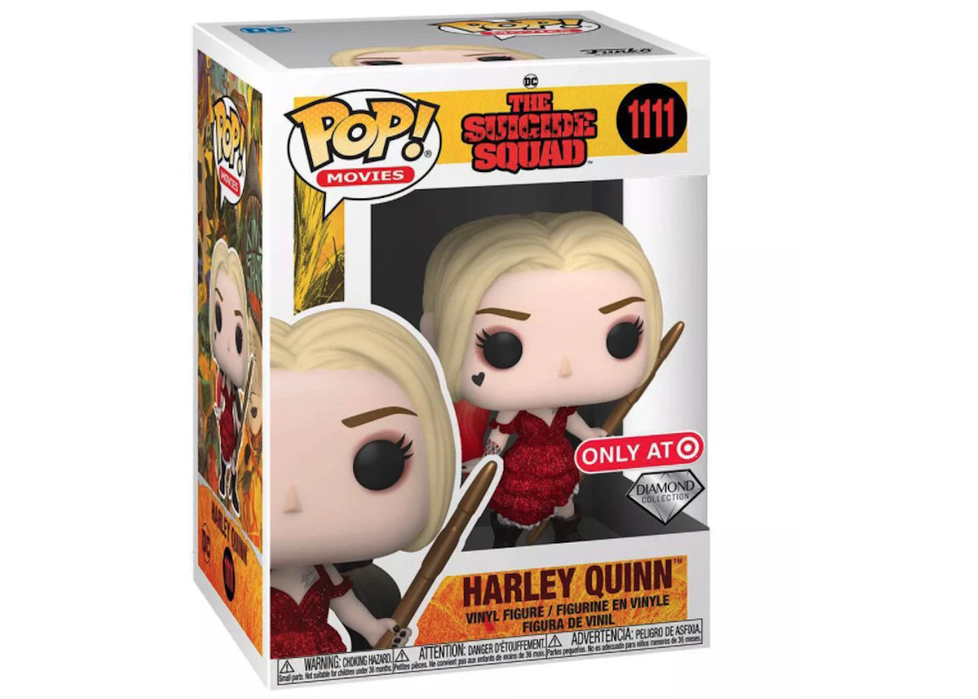 Funko Pop! Movies Suicide Squad Harley Quinn Diamond Collection Target Exclusive Figure #1111