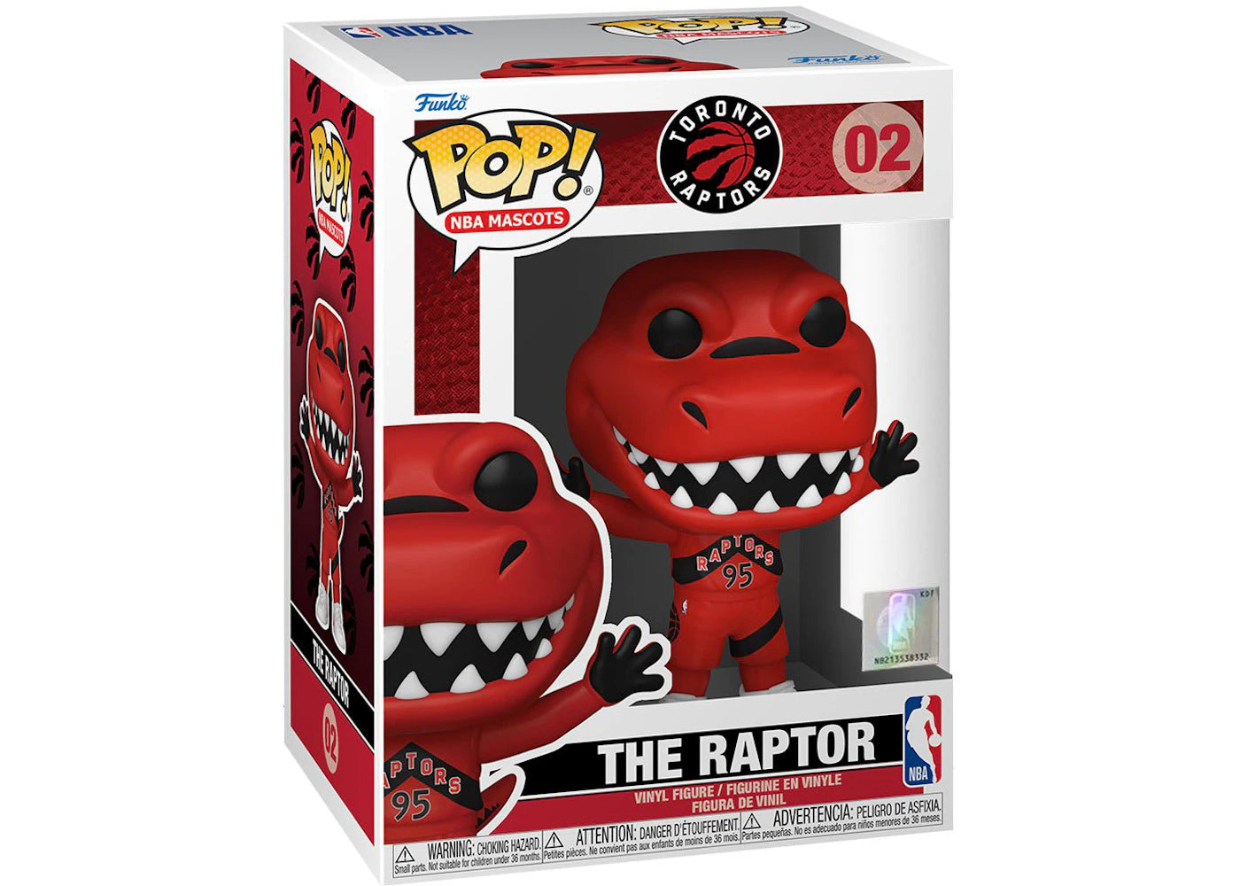 Funko Pop! NBA Mascots Toronto Raptors The Raptor Figure #02 – Side Kicks