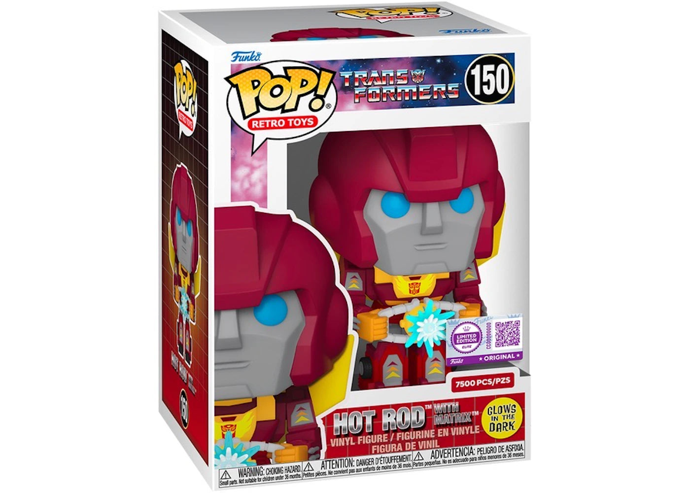 Funko Pop! Retro Toys Hot Rod with Matrix (Glow) Limited Edition Figure #150