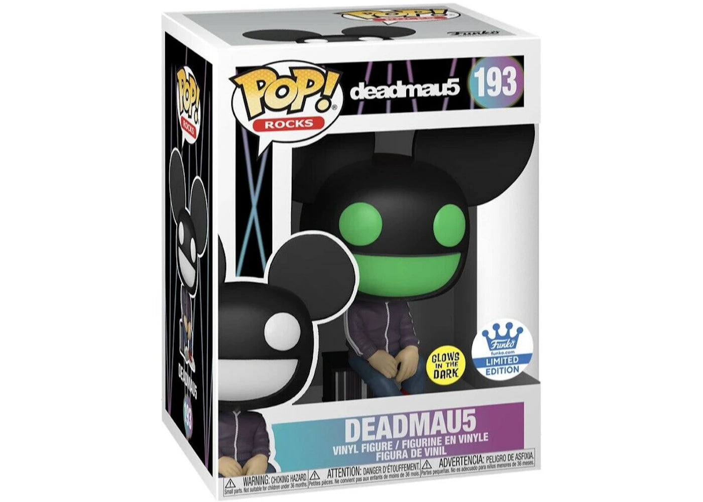 Funko Pop! Rocks Deadmau5 (Glow) Funko Shop Exclusive Figure #193
