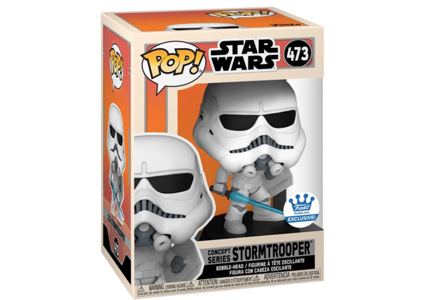 Funko Pop! Star Wars Concept Series Stormtrooper Funko Shop Exclusive Figure #473