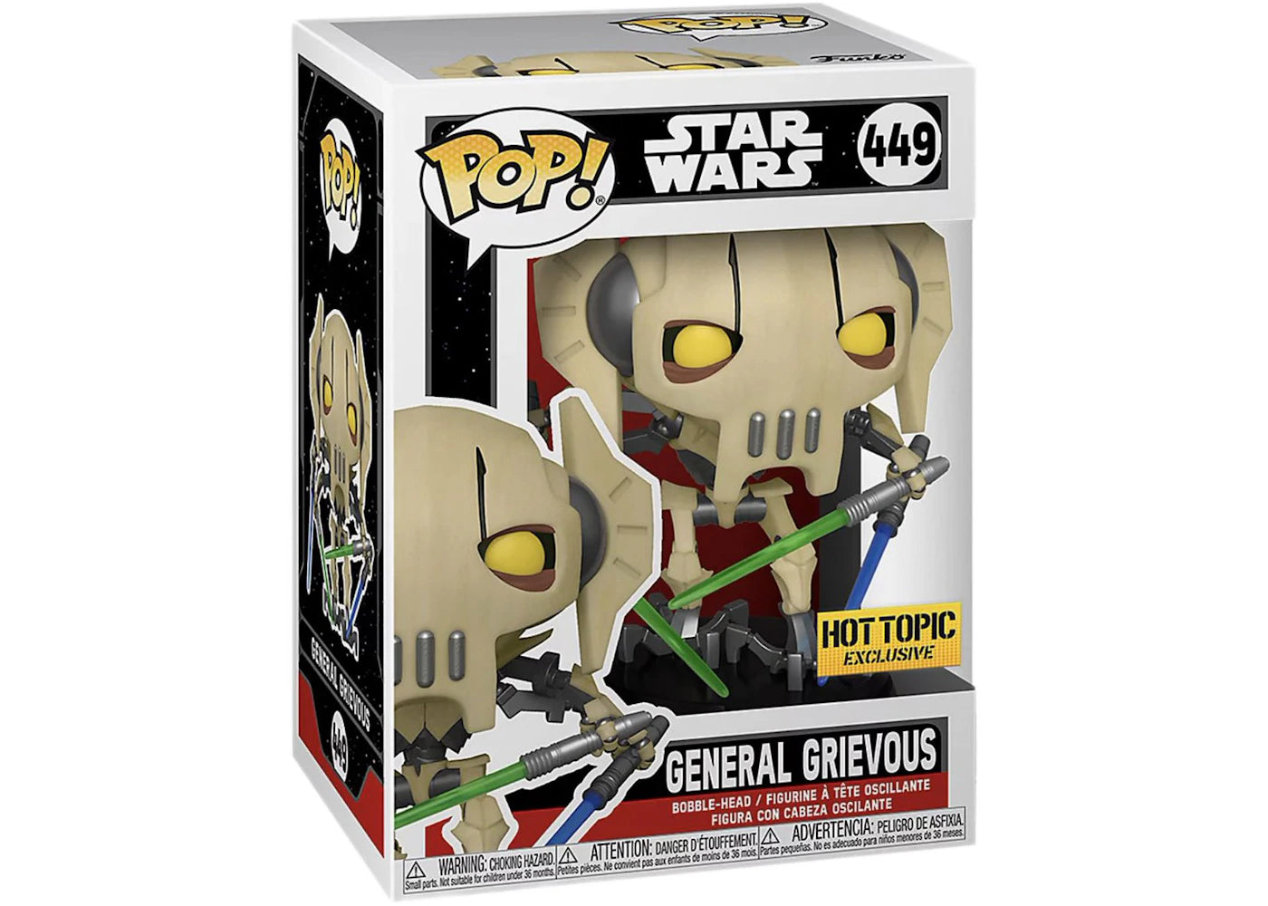 Funko Pop! Star Wars General Grievous Hot Topic Exclusive Figure #449