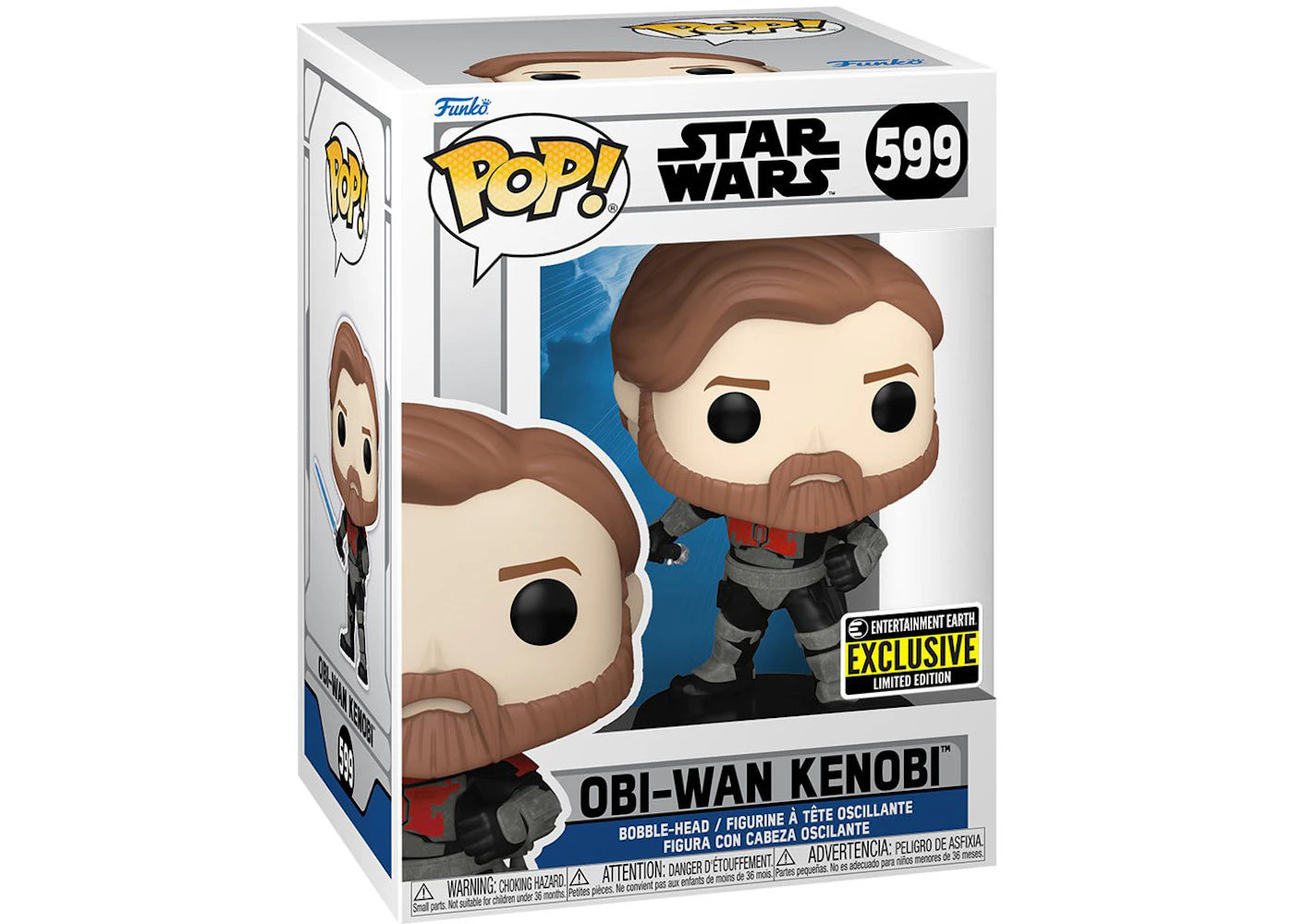 Funko Pop! Star Wars Obi-Wan Kenobi (Mandalorian Armor) Entertainment Earth Exclusive Figure #599