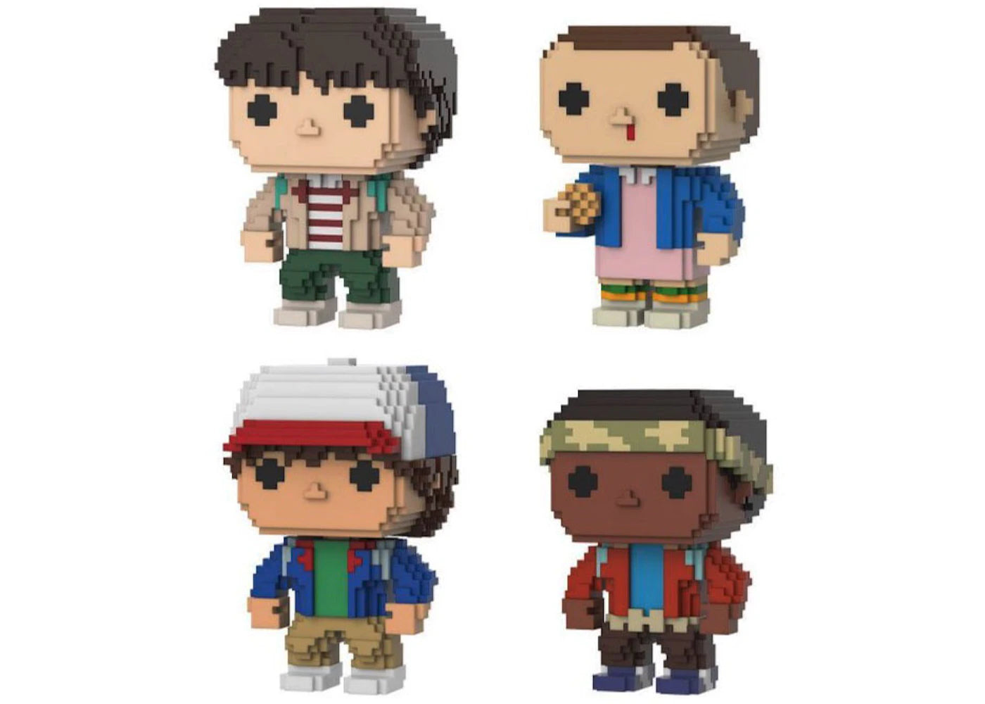 Funko Pop! T8-Bit Stranger Things (Eleven with Eggos/Mike/Dustin/Lucas) Target Exclusive 4-Pack