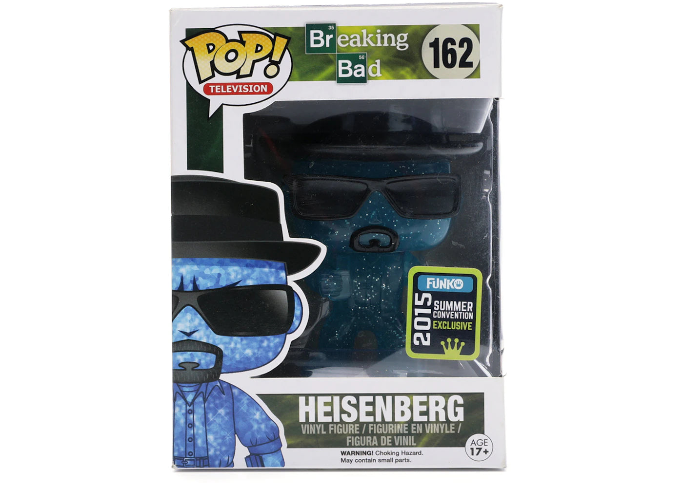 Funko Pop! Television Breaking Bad Heisenberg (Blue Crystal) Summer Convention Exclusive Figure #162