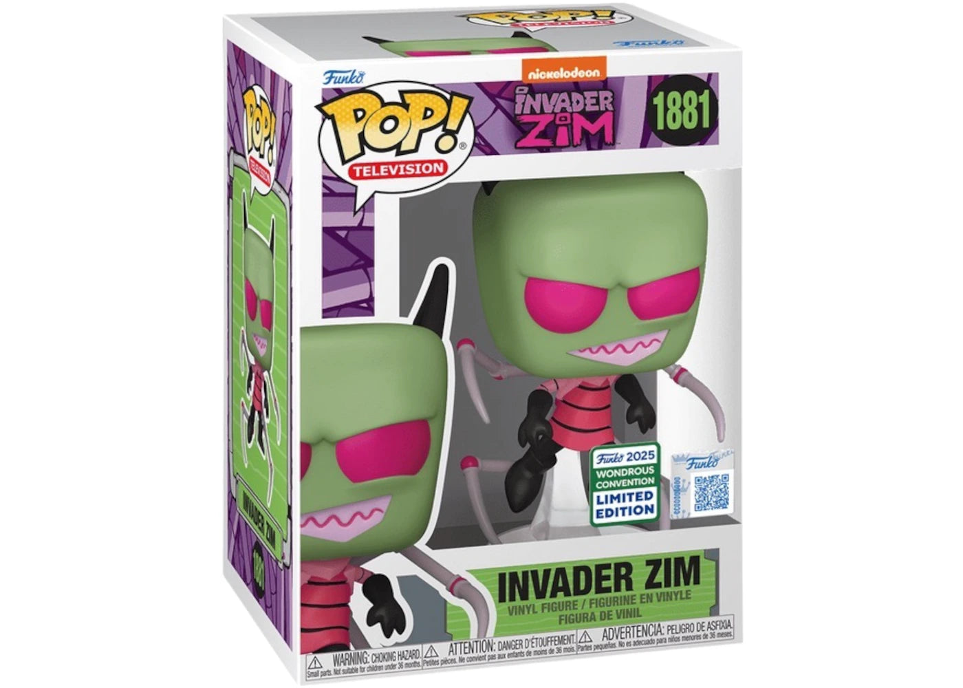Funko Pop! Television Invader Zim with Irken PAK Legs #1881