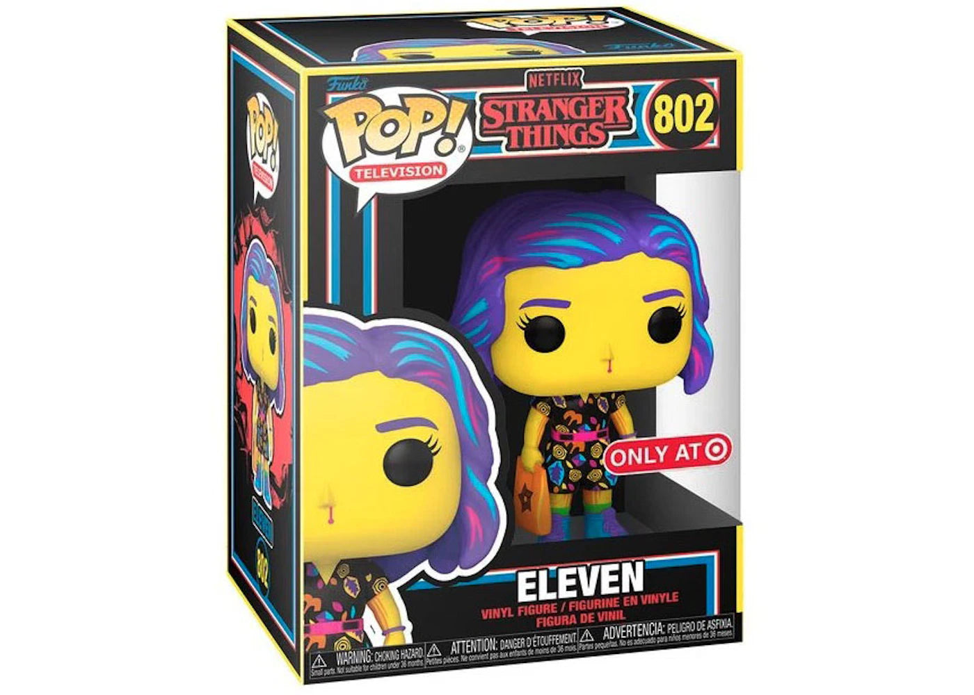 Funko Pop! Television Netflix Stranger Things Blacklight Eleven Target Exclusive Figure #802