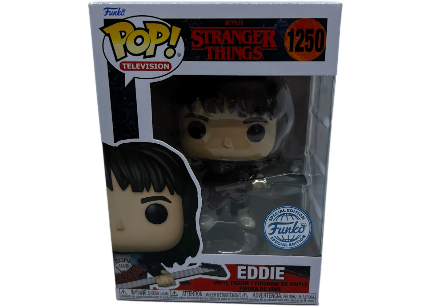 Funko Pop! Television Netflix Stranger Things Eddie Funko Special Edition Figure #1250