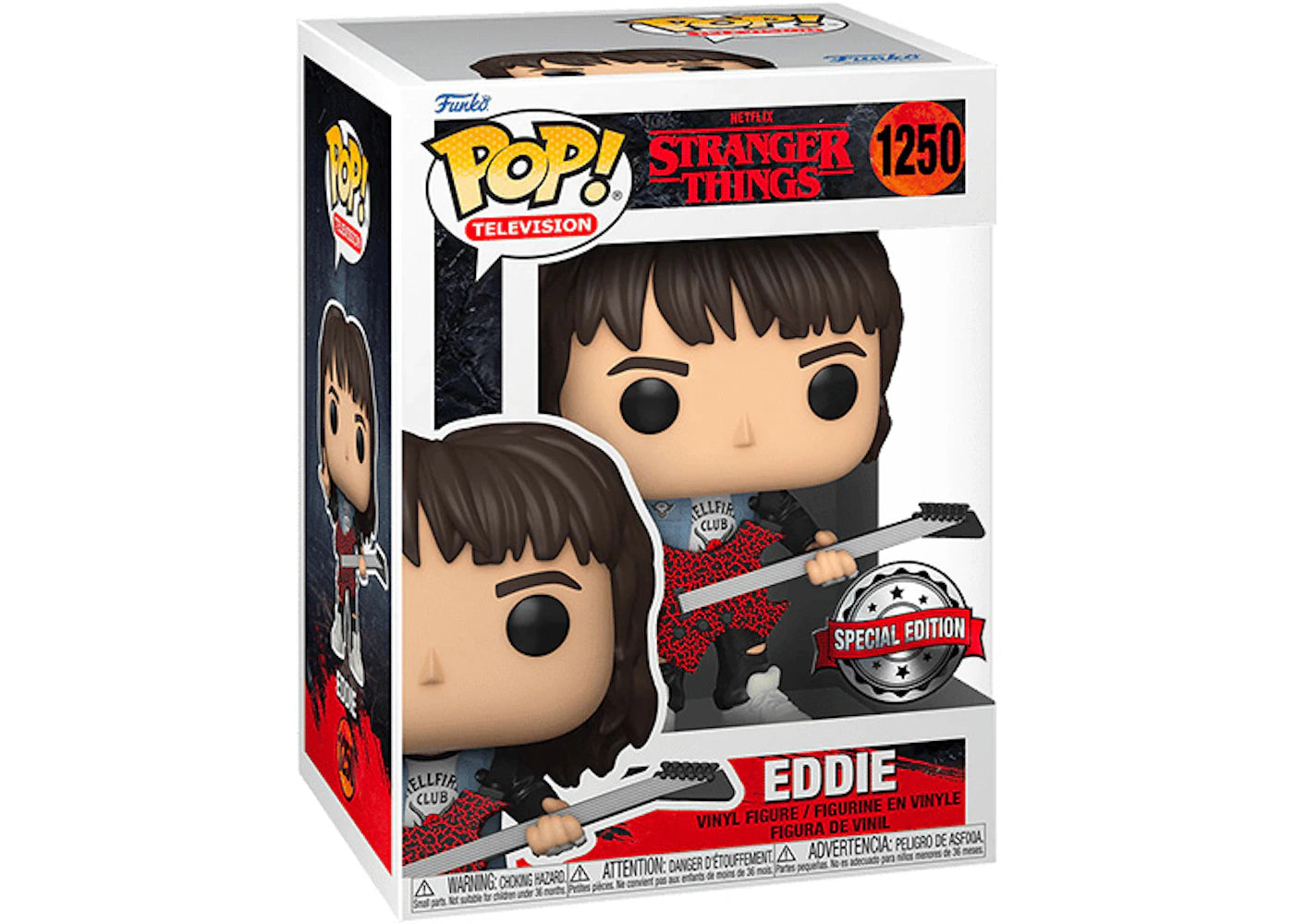 Funko Pop! Television Netflix Stranger Things Eddie Special Edition Figure #1250