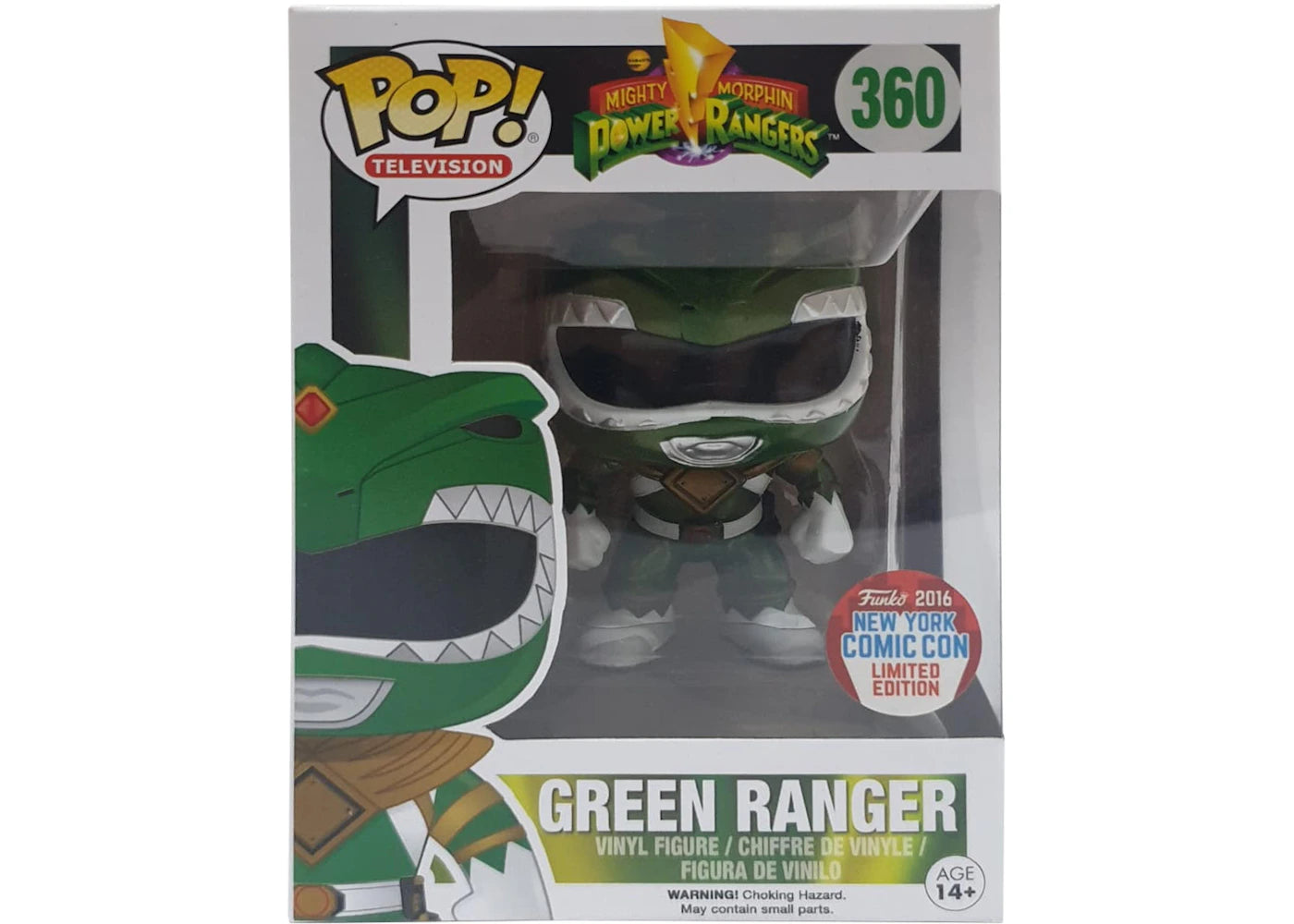 Funko Pop! Television Power Rangers Green Ranger NYCC Figure #360