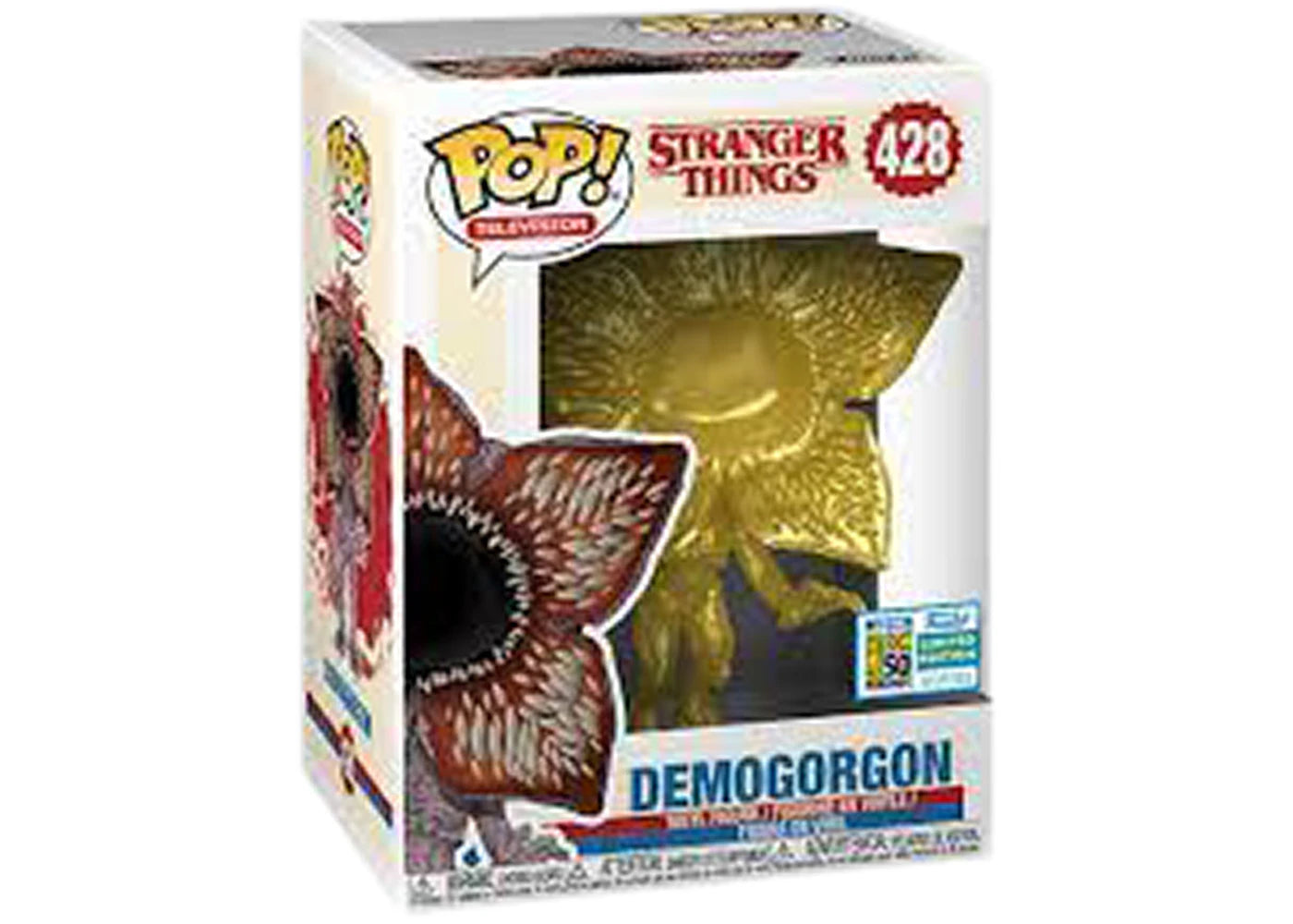 Funko Pop! Television Stranger Things Demogorgon (Gold) SDCC Exclusive Figure #428