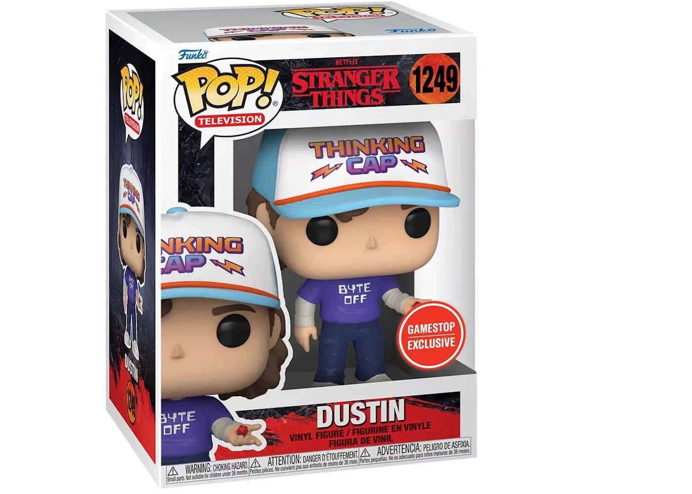 Funko Pop! Television Stranger Things Dustin GameStop Exclusive Figure #1249