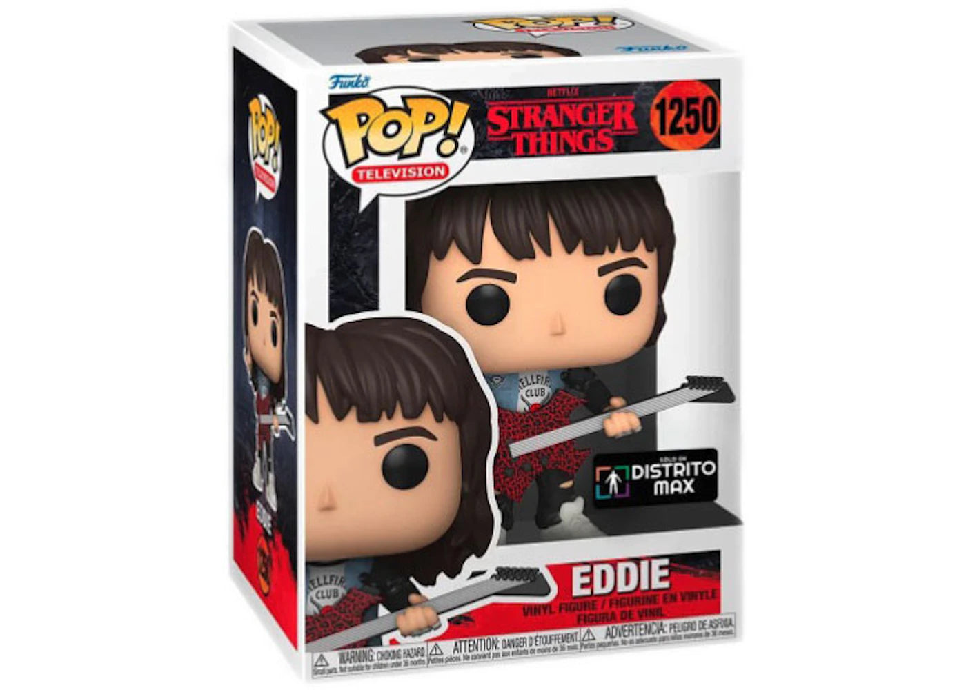 Funko Pop! Television Stranger Things Eddie Distrito Max Exclusive Figure #1250