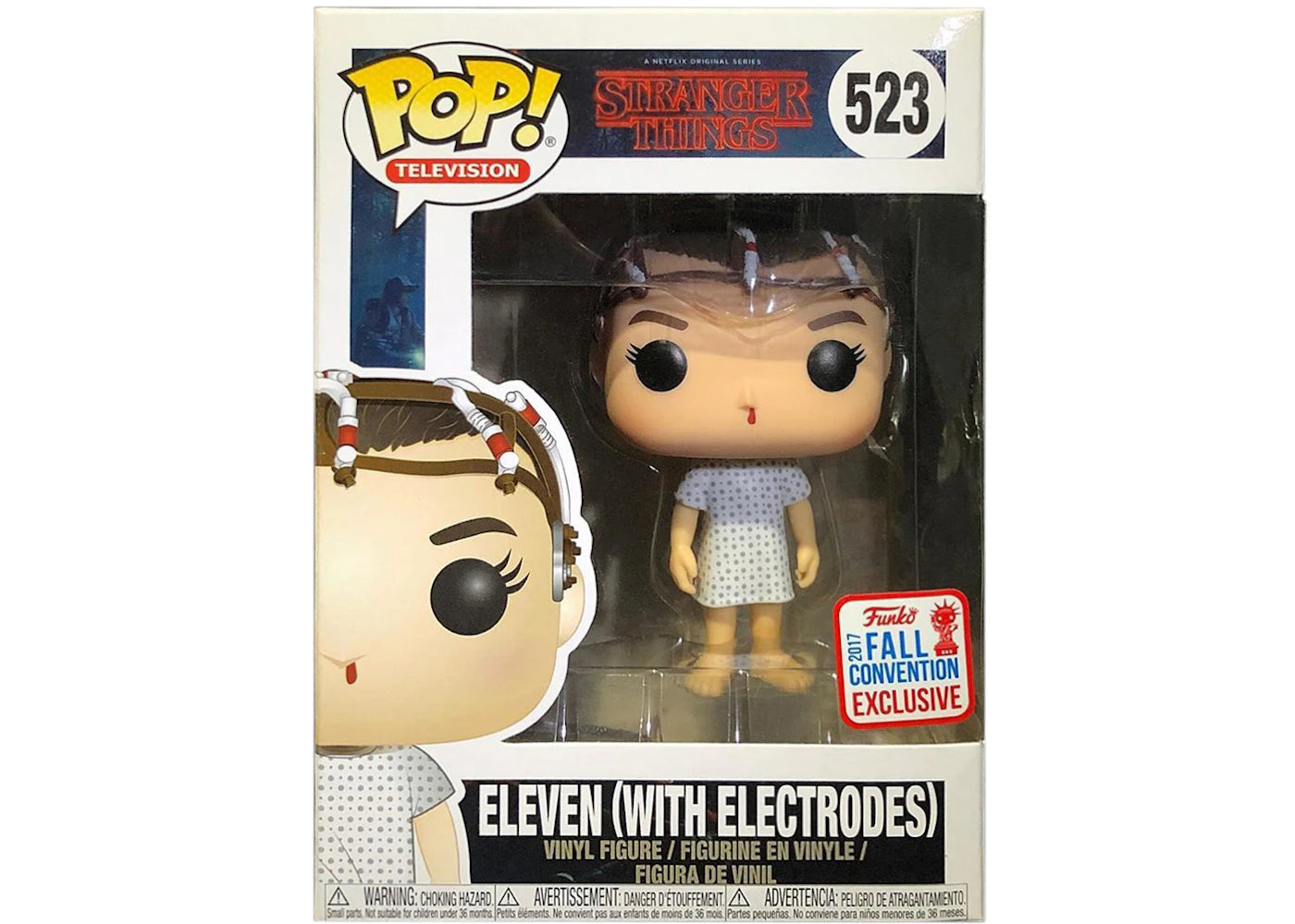 Funko Pop! Television Stranger Things Eleven (with Electrodes) Fall Convention Figure #523