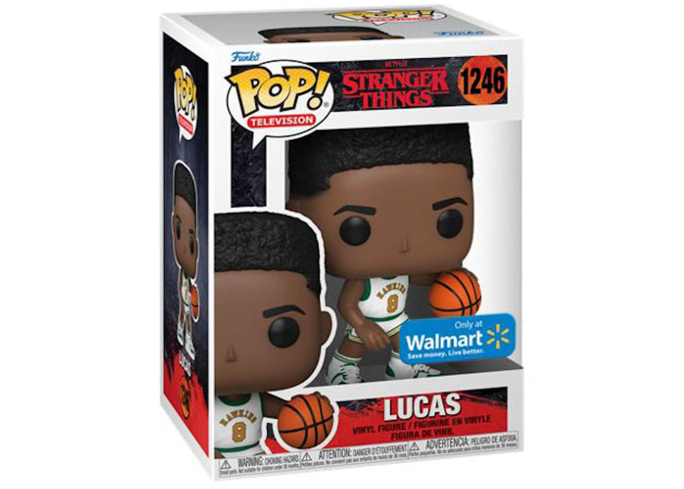 Funko Pop! Television Stranger Things Lucas Walmart Exclusive Figure #1246