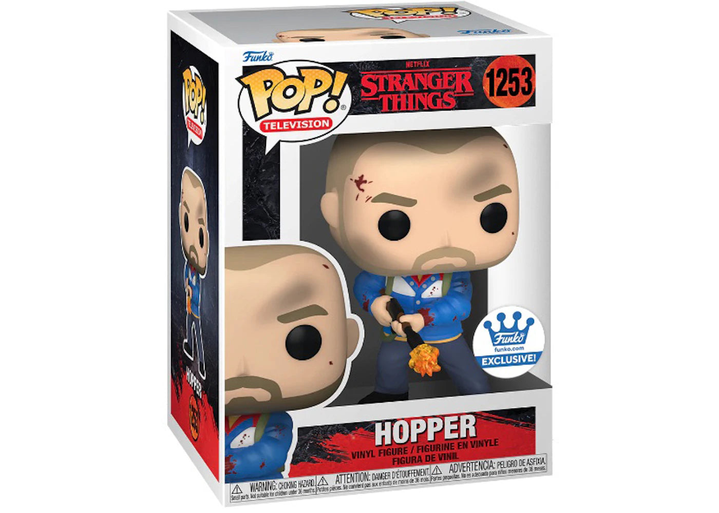 Funko Pop! Television Stranger Things Season 4 Hopper Funko Shop Exclusive Figure #1253
