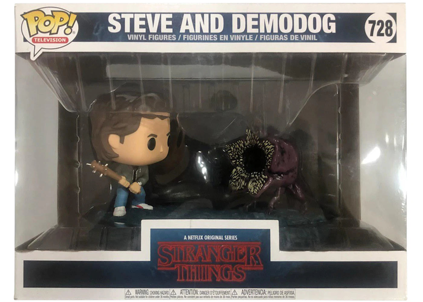 Funko Pop! Television Stranger Things Steve and Demodog Movie Moments Figure #728