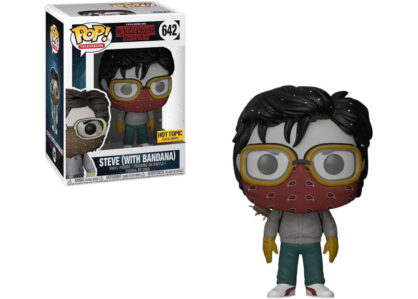 Funko Pop! Television Stranger Things Steve (with Bandana) Hot Topic Exclusive Figure #642