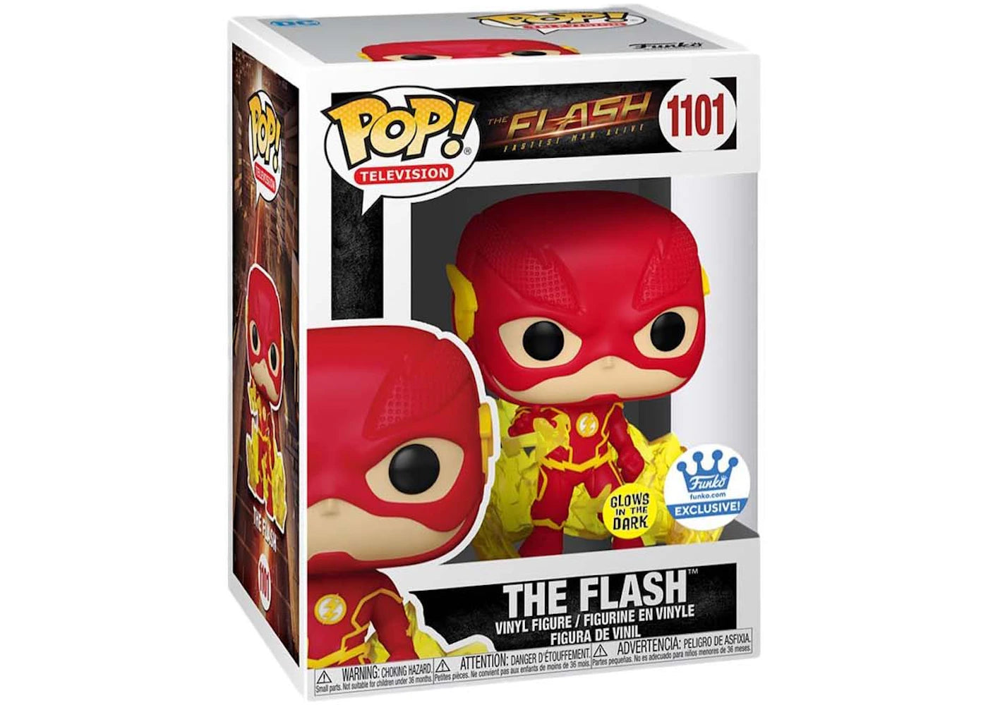 Funko Pop! Television The Flash (Glow) Funko Shop Exclusive Figure #1101