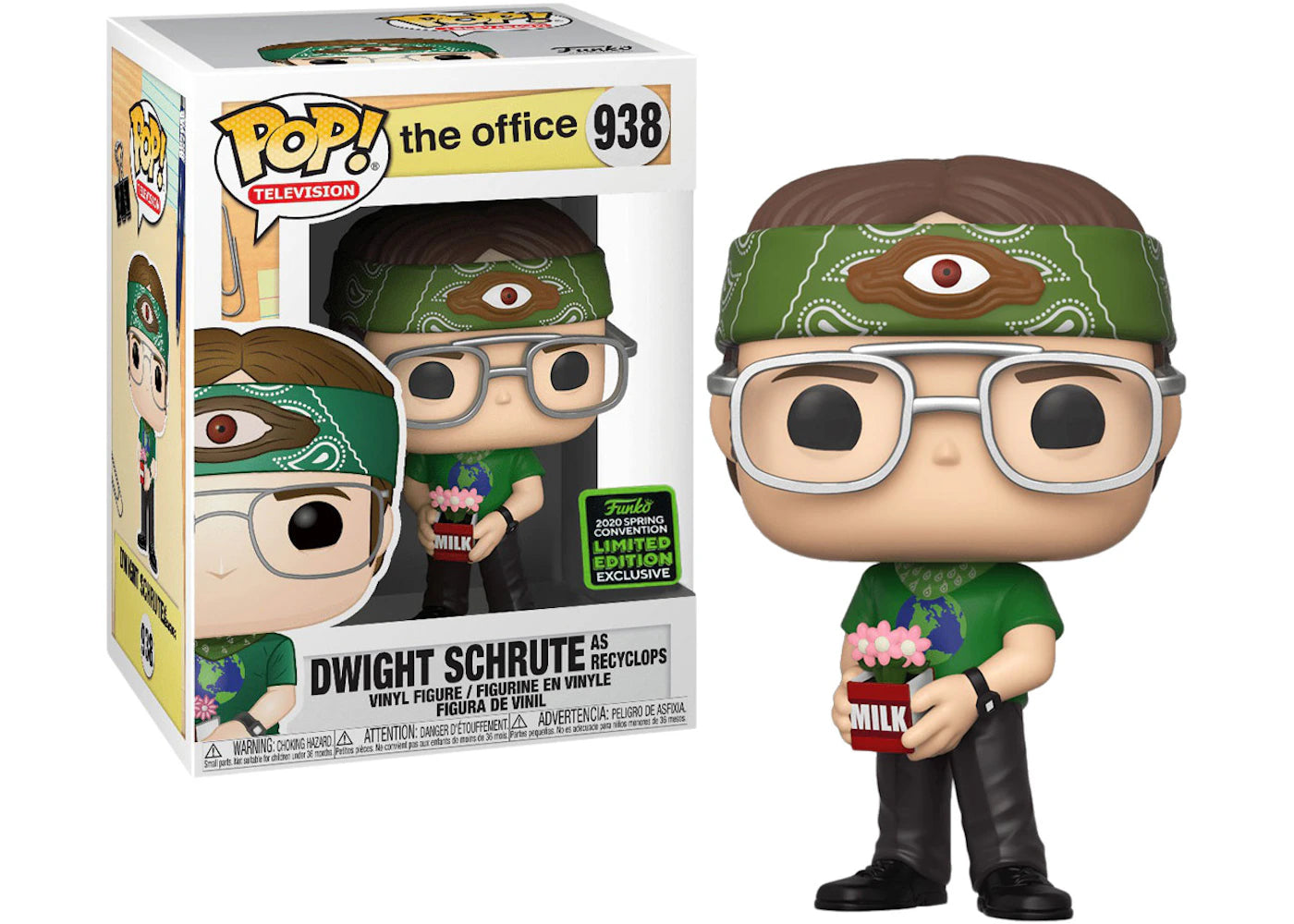 Funko Pop! Television The Office Dwight Schrute Recyclops Spring Convention Exclusive Figure #938