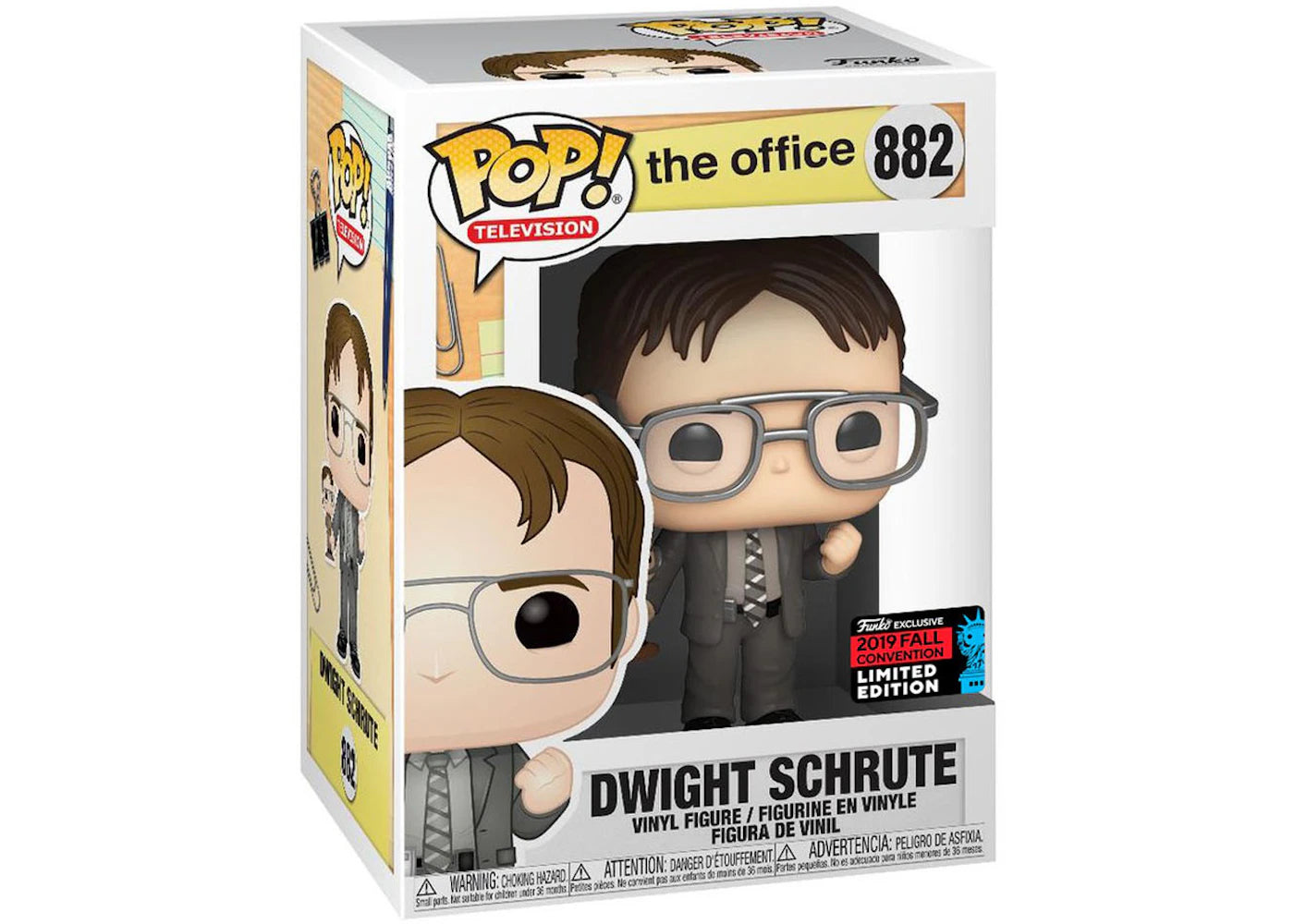 Funko Pop! Television The Office Dwight Schrute With Bobblehead 2019 Fall Convention Exclusive Figure #882