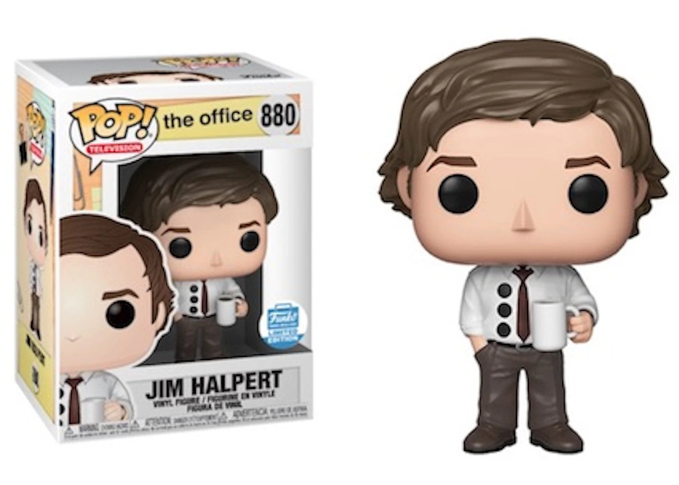 Funko Pop! Television The Office Jim Halpert Funko Shop Exclusive Figure #880