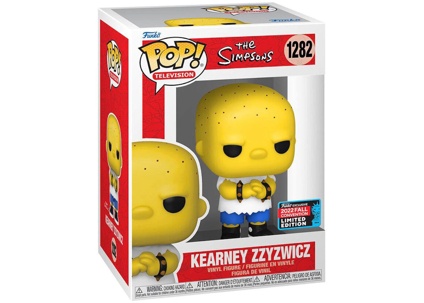 Funko Pop! Television The Simpsons Kearney Zzyzwicz 2022 Fall Convention Exclusive Figure #1282