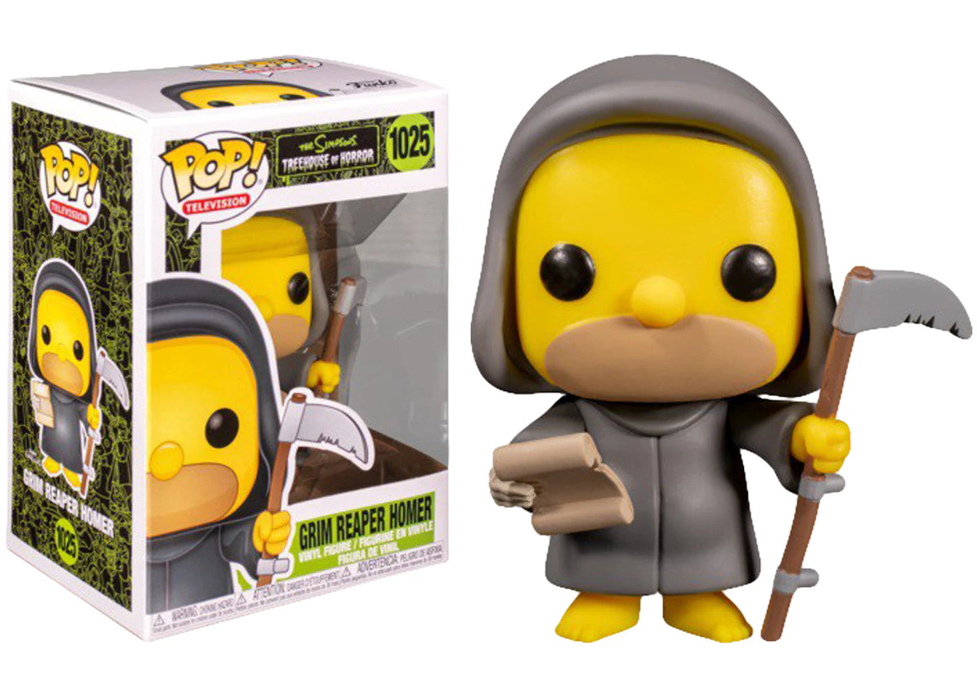Funko Pop! Television The Simpsons Treehouse of Horror Reaper Homer Figure #1025