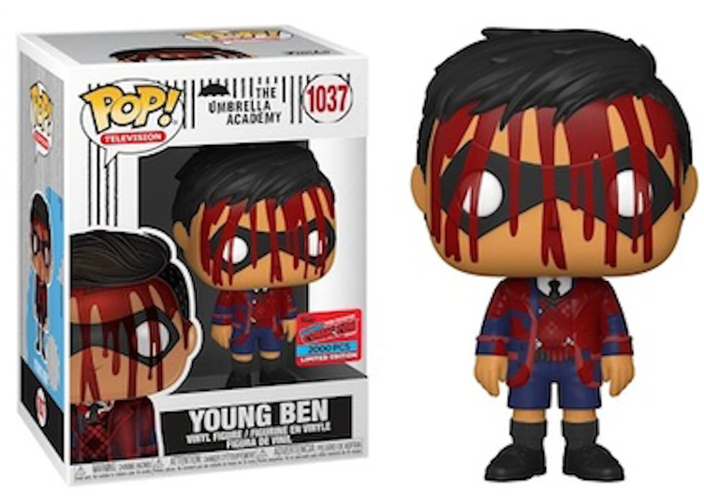 Funko Pop! Television The Umbrella Academy Young Ben (Bloody) NYCC LE 2000 Figure #1037