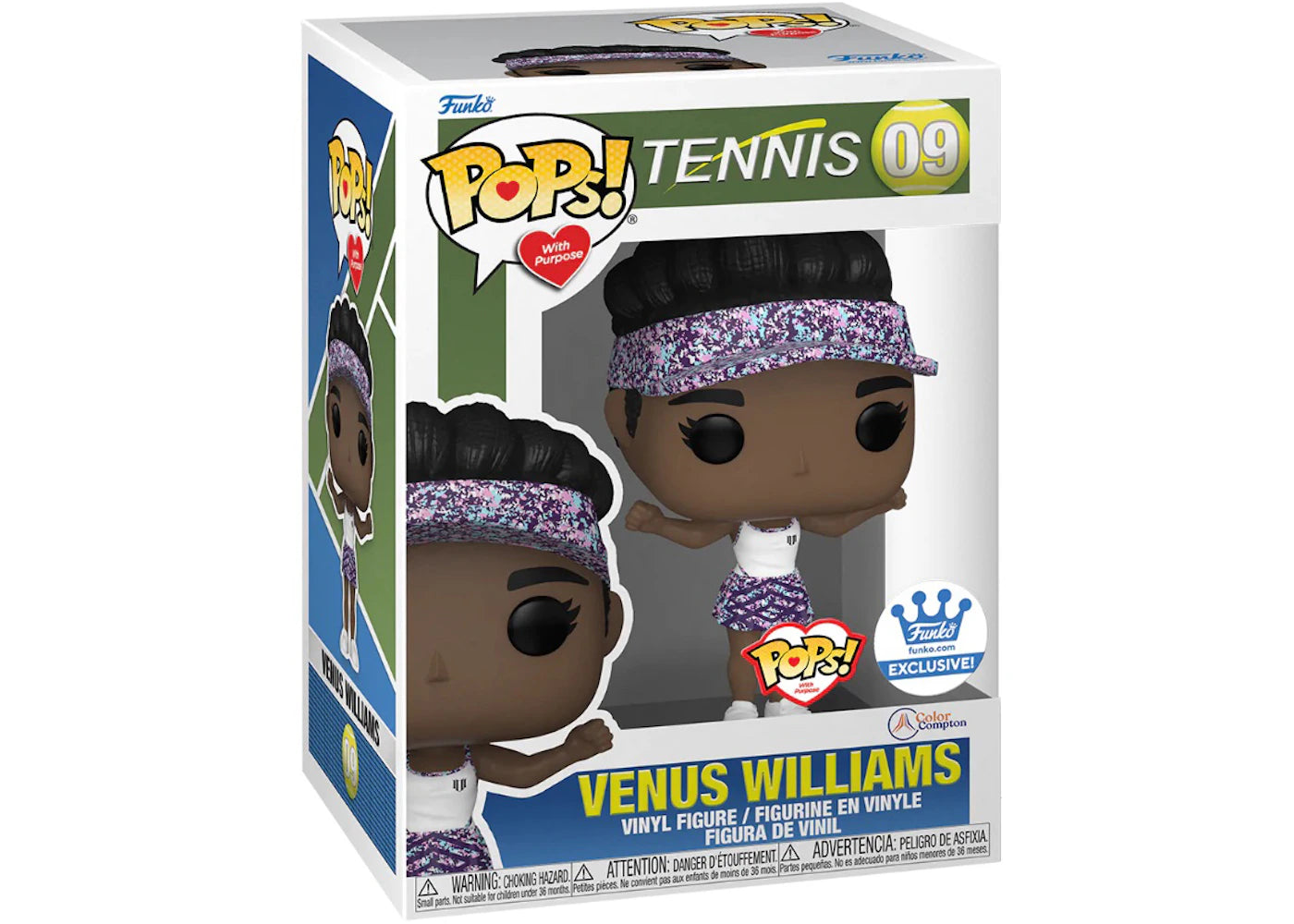 Funko Pop! Tennis Venus Williams Pops with Purpose Funko Shop Exclusive Figure #09