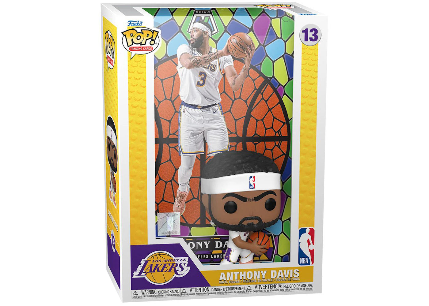 Funko Pop! Trading Cards Mosaic NBA Los Angeles Lakers Anthony Davis Figure #13