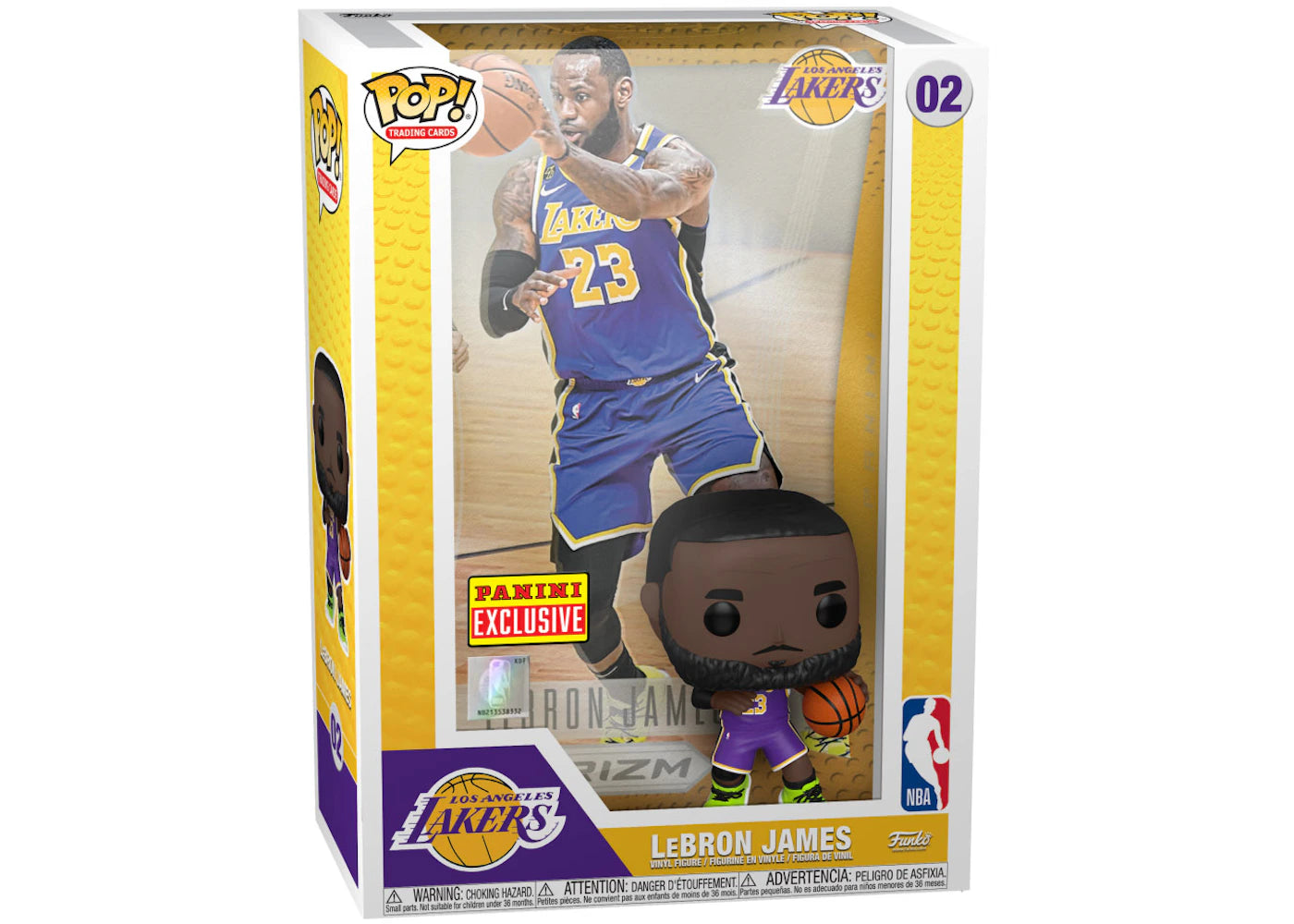 Funko Pop! Trading Cards NBA Los Angeles Lakers LeBron James Panini Exclusive Figure #02