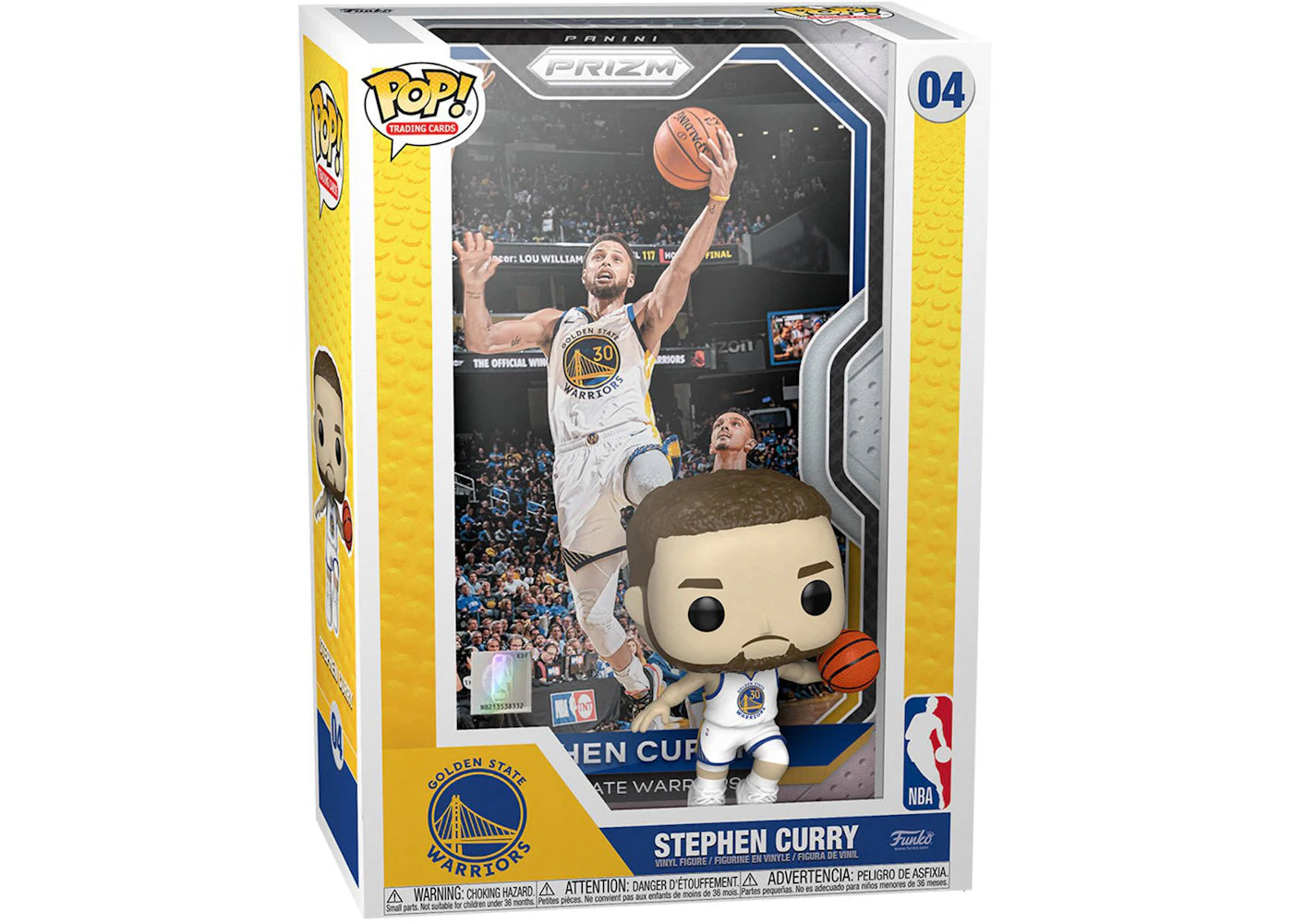 Funko Pop! Trading Cards NBA Panini Prizm Golden State Warriors Stephen Curry Figure #04