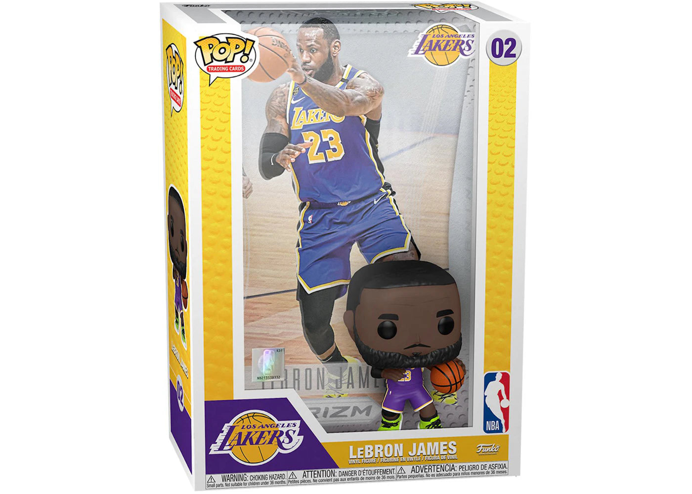 Funko Pop! Trading Cards NBA Panini Prizm Los Angeles Lakers LeBron James Figure #02
