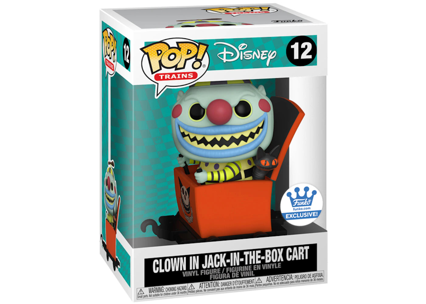 Funko Pop! Trains Disney Clown In Jack-In-The-Box Cart Funko Shop Exclusive Figure #12