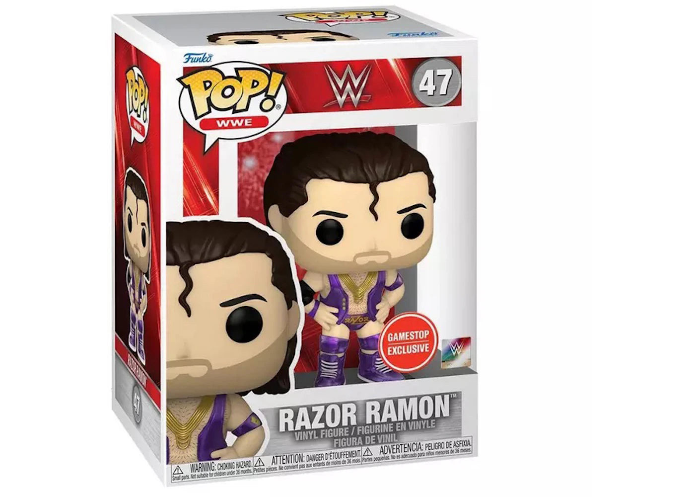 Funko Pop! WWE Razor Ramon GameStop Exclusive Figure #47