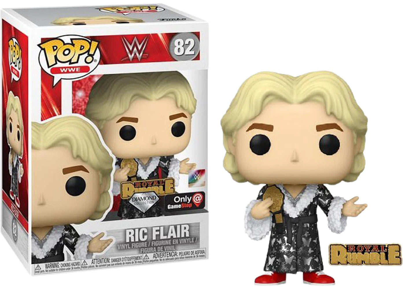 Funko Pop! WWE Ric Flair Royal Rumble (Diamond) GameStop Exclusive Figure #82