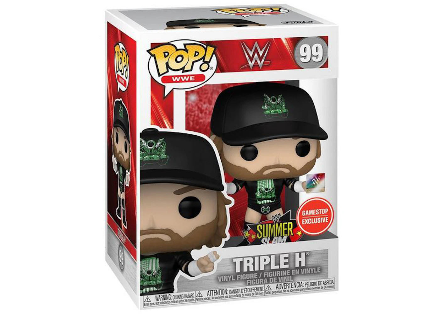 Funko Pop! WWE Triple H Degeneration X Summer Slam '09 GameStop Exclusive Figure #99