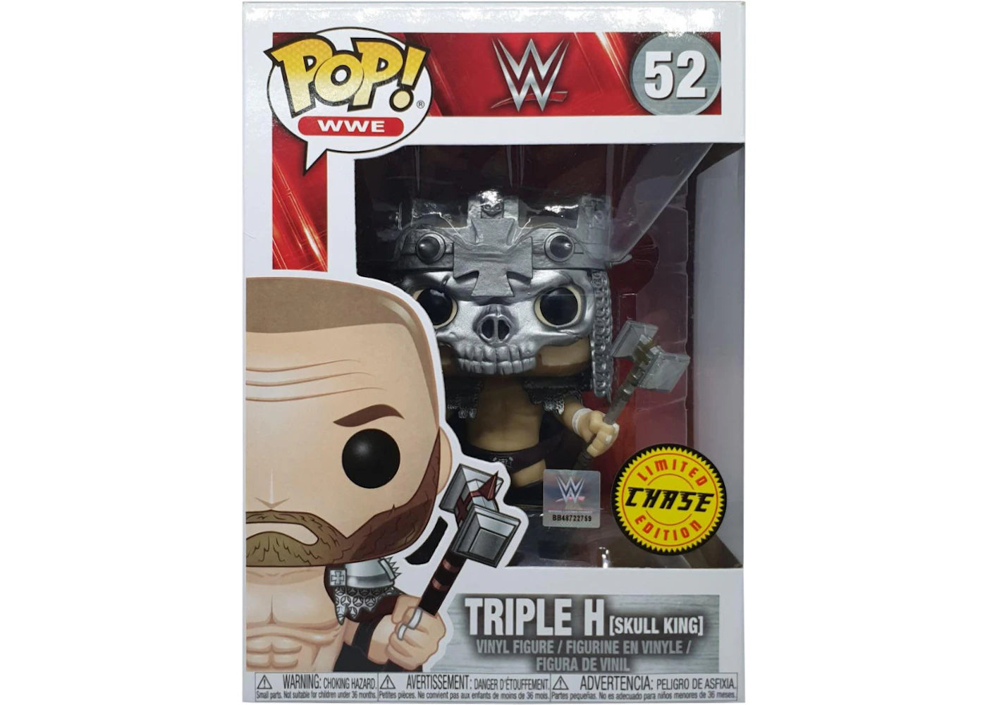Funko Pop! WWE Triple H (Skull King) Chase Exclusive Figure #52