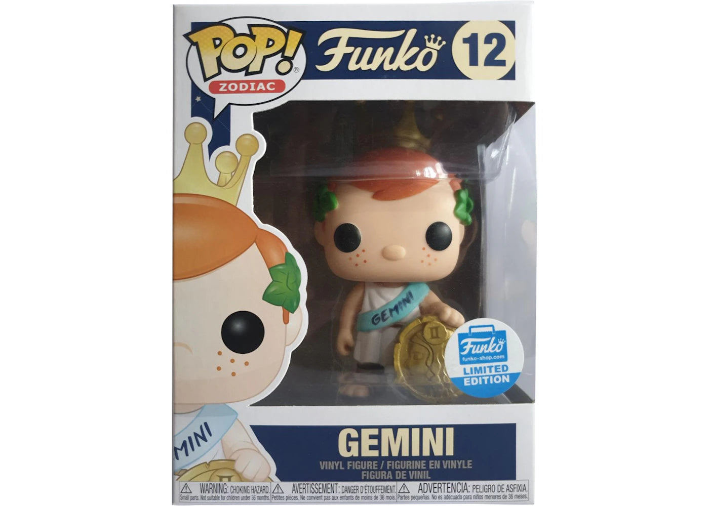 Funko Pop! Zodiac Freddy Funko Gemini Funko Shop Edition Figure #12