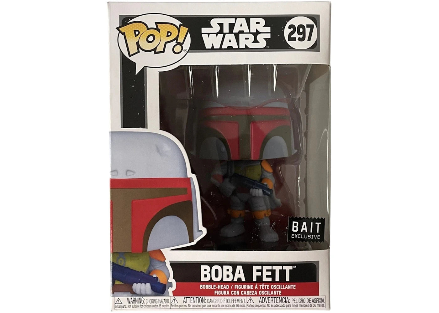Funko Pop! x Bait Star Wars Vintage Boba Fett #297 Gray