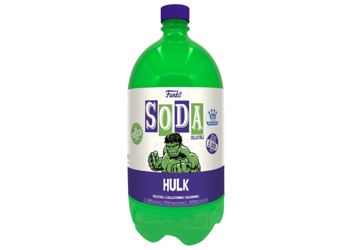 Funko Soda 3 Liter Marvel Hulk Funko Shop Exclusive Figure Sealed Bottle
