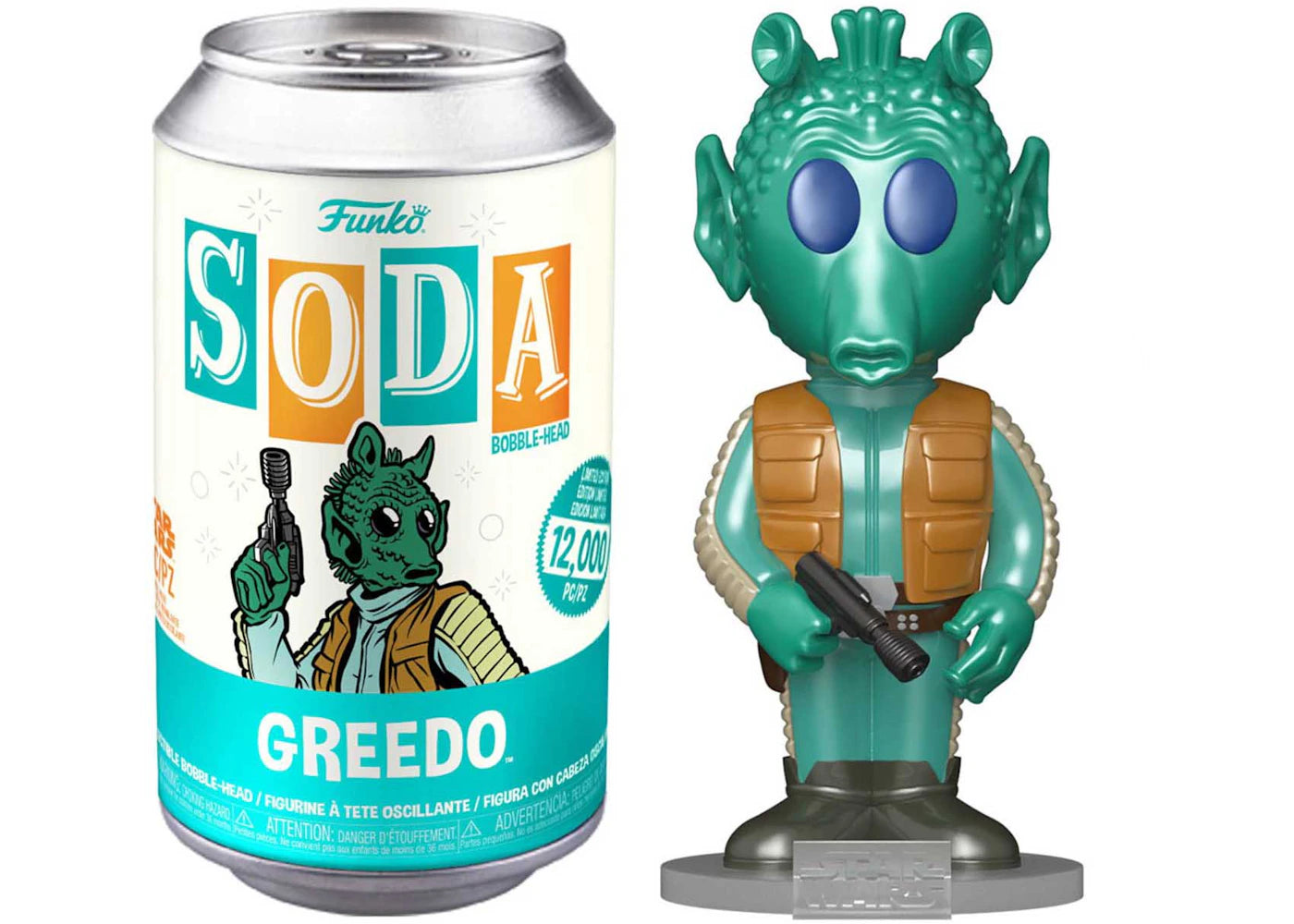 Funko Soda Star Wars Greedo Open Can Chase Figure
