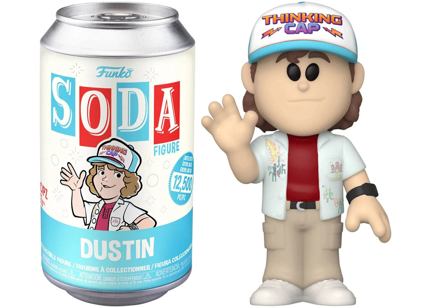 Funko Soda Stranger Things Dustin  Open Can Figure (Edition of 12,500)