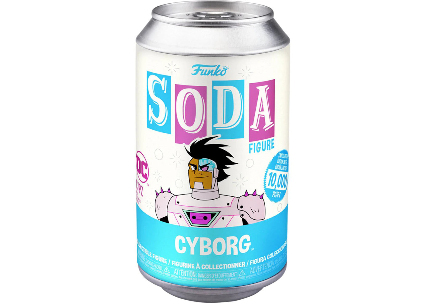 Funko Soda Teen Titans Go! Cyborg Figure Sealed Can