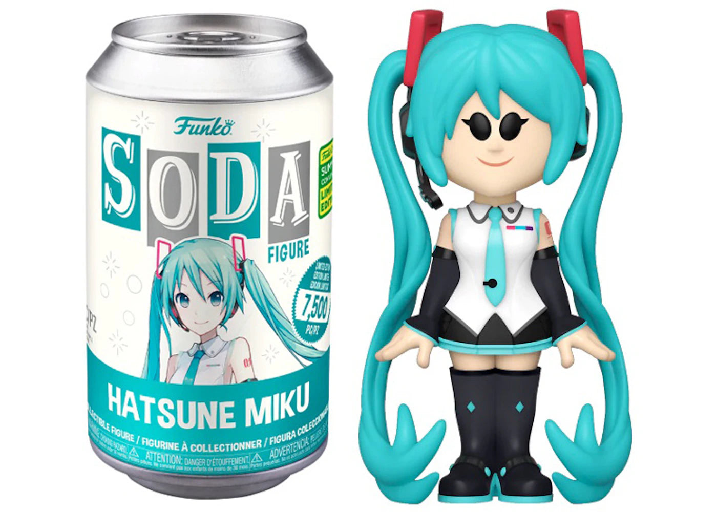 Funko Soda Vocaloid Hatsune Miku 2022 Summer Convention Exclusive Open Can Figure
