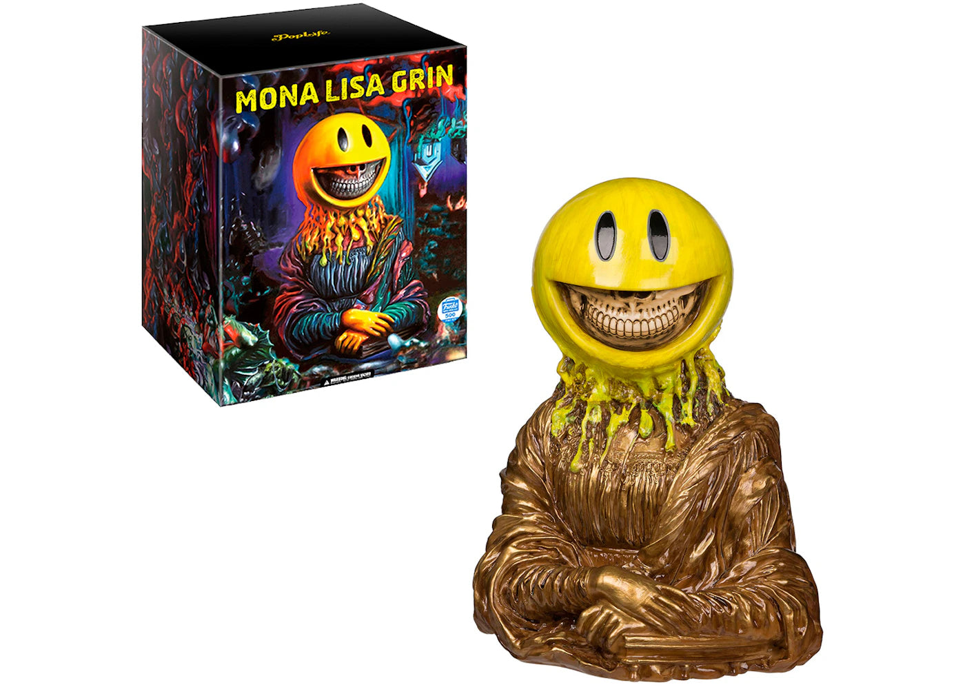 Funko x Ron English Gold Mona Lisa Grin Funko Shop Exclusive (Edition of 500) Figure